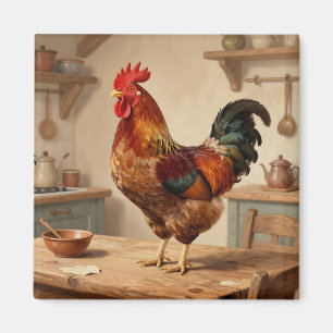 Proud Rooster Farmhouse Kitchen Magnet