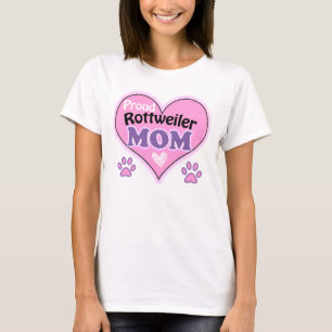 Proud Rottweiler Mom T Shirt