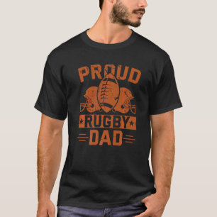 Proud Rugby Dad Rugby Player Coach T-Shirt
