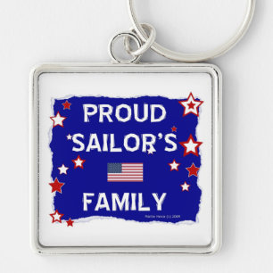 Proud Sailor's Family Key Ring