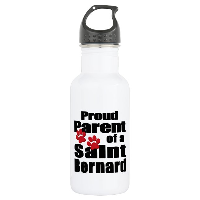 Proud Saint Bernard Parent 532 Ml Water Bottle (Front)