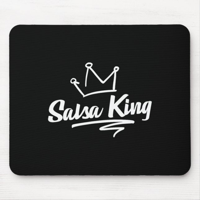 Proud Salsa Dance King Gift For Salsa Lover Men Da Mouse Pad (Front)