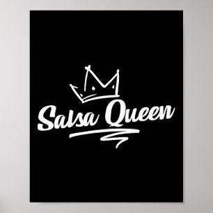 Proud Salsa Dance Queen Gift For Salsa Lover Women Poster