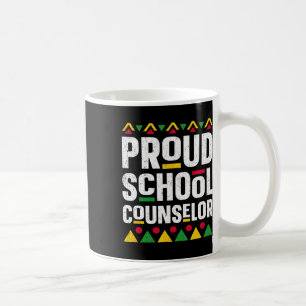 Proud School Counsellor Africa Pride Black History Coffee Mug
