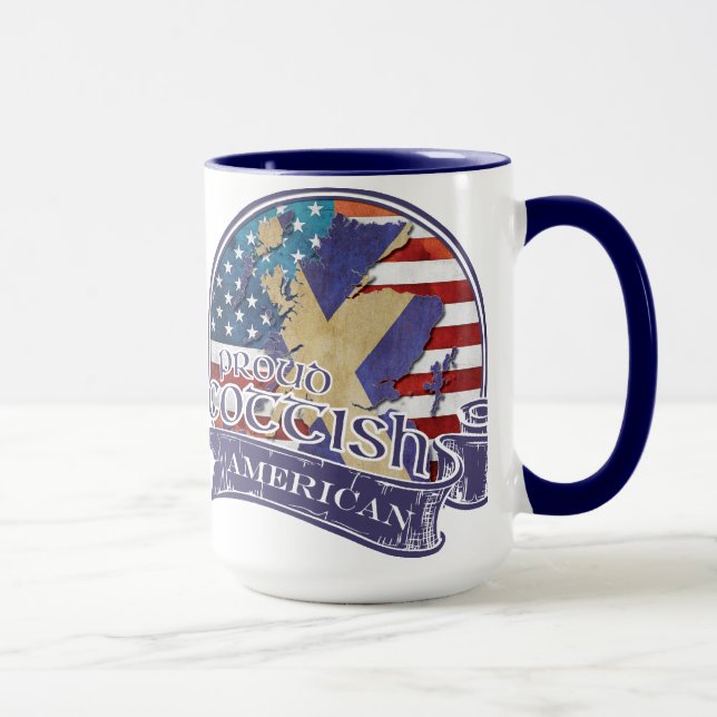 Proud Scottish American Mug (Right)