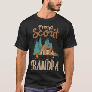 Proud Scout Grandpa Camping Scout Scouting Leader  T-Shirt