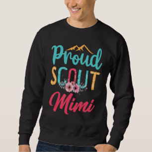 Proud Scout Mimi Happy Mother's Day Camping Scouti Sweatshirt