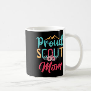 Proud Scout Mum Happy Mothers Day Camping Scouting Coffee Mug