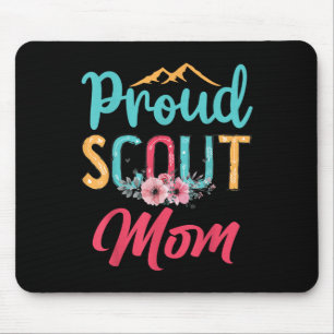 Proud Scout Mum Happy Mothers Day Camping Scouting Mouse Pad