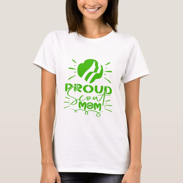 Proud Scout Mum T-Shirt (Front)