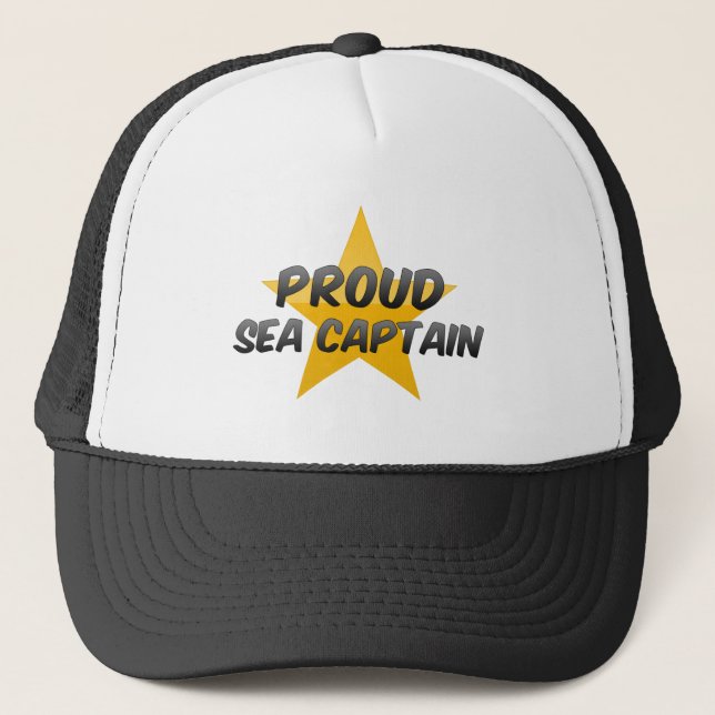 Proud Sea Captain Trucker Hat (Front)