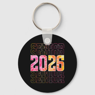 Proud Senior 2026 High School Graduation Men Women Key Ring