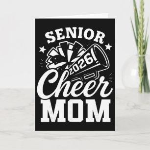 Proud Senior Cheer Mum 2026 Cheerleader Mum Cl Of Card