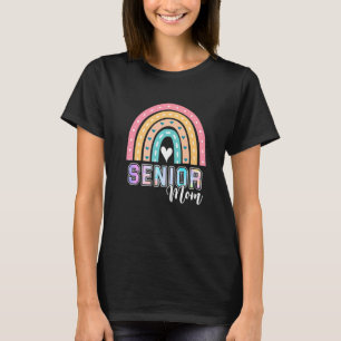 Proud Senior Mum Rainbow Class of 2023 Graduation T-Shirt