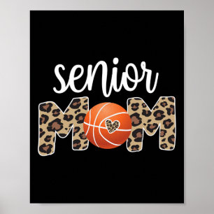 Proud Senior Mum Sketll Player Senior Mama Poster