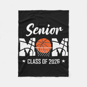 Proud Senior Sketll Mum 2026 Graduation  Fleece Blanket