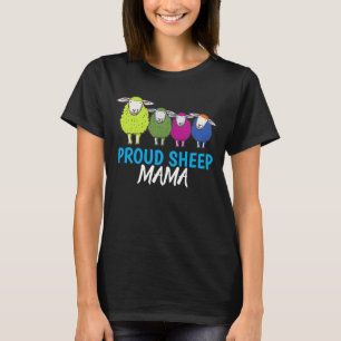 Proud Sheep Mama Cute Sheep T-Shirt