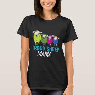 Proud Sheep Mama Cute Sheep T-Shirt