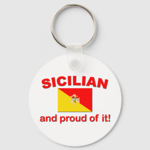 Proud Sicilian Key Ring