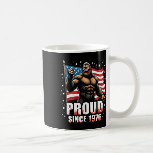 Proud Since 1776 Bigfoot Patriotic Usa Independenc Coffee Mug