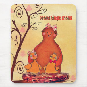 proud single mum mouse pad