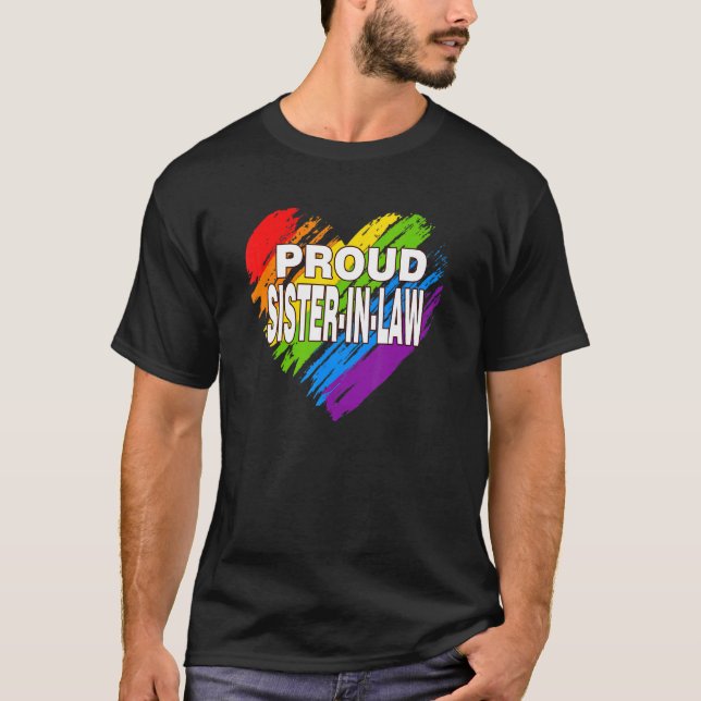 Proud Sister In Law Lgbt Rainbow Gay Pride  Women' T-Shirt (Front)