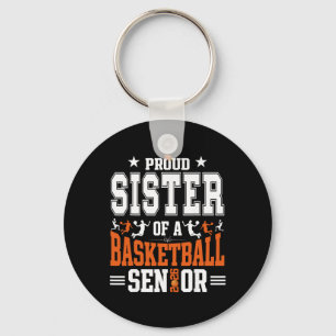 Proud Sister Of A 2026 Senior Sketll Graduation Key Ring