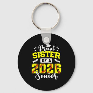 Proud Sister Of A 2026 Senior Softball Graduate Key Ring