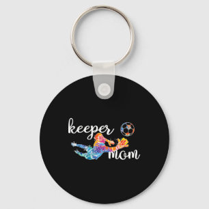 Proud Soccer Goalkeeper Mum Of A Soccer Goalie Mot Key Ring