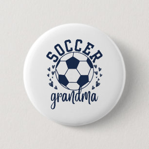 Proud Soccer Grandma Mother's Day  6 Cm Round Badge