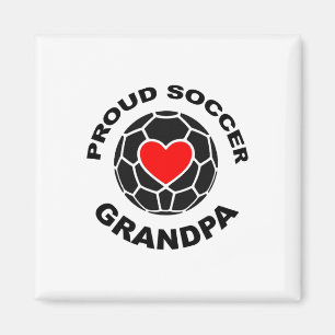 Proud Soccer Grandpa Magnet
