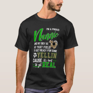 Proud Soccer Nannie Soccer Family Matching 1 T-Shirt