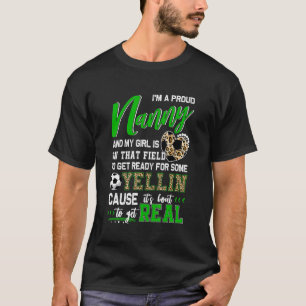 Proud Soccer Nanny Soccer Family Matching T-Shirt