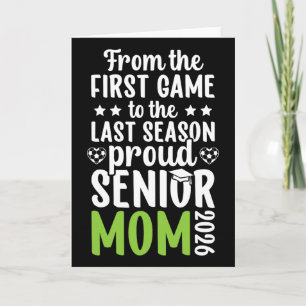 Proud Soccer Senior Mum 2026 Soccer Senior Mama 20 Card