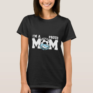 Proud Soccer Volleyball Mum Gift For Sports Moms T-Shirt