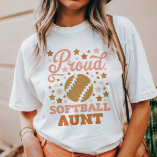 Proud Softball Aunt T-Shirt