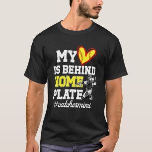 Proud Softball Catcher Mimi of A Softball Catcher T-Shirt