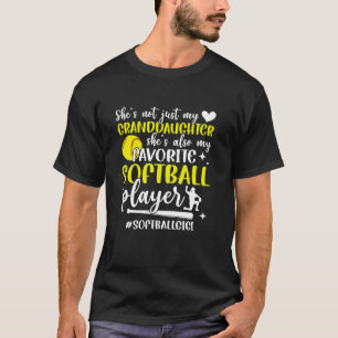 Proud Softball Gigi Grandma Gigi Of A Softball Pla T-Shirt