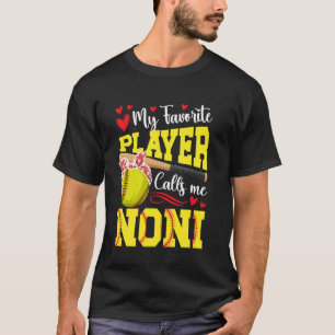 Proud Softball Noni Of A Softball Player Noni T-Shirt