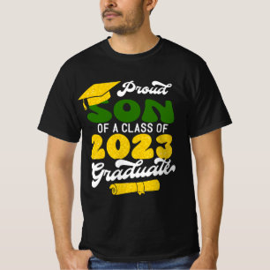 Proud SON of a Class of 2023 Graduate Retro Gold T-Shirt