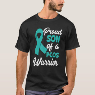 Proud Son Of A PCOS Warrior PCOS Awareness T-Shirt