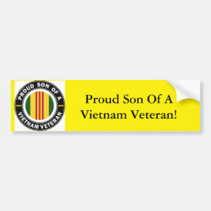 Proud Son of a Vietnam Veteran Bumper Sticker