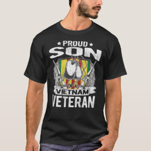  Proud Son Of A Vietnam Veteran Military Veterans T-Shirt