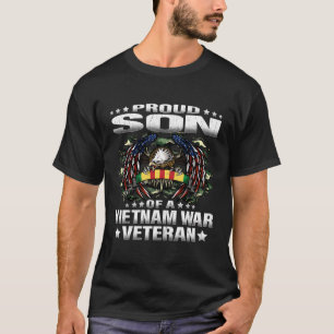 Proud Son Of A Vietnam War Veteran Military Vet'S  T-Shirt