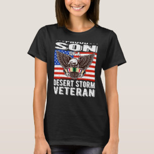 Proud Son Of Desert Storm Veteran Persian Gulf War T-Shirt