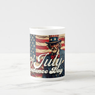 Proud Soul of the 4th of July Bone China Mug
