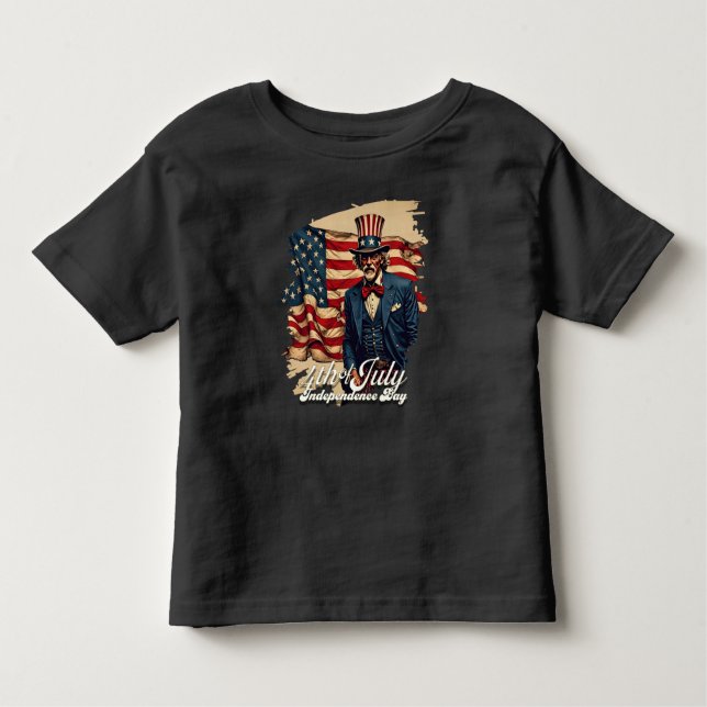 Proud Soul of the 4th of July Toddler T-Shirt (Front)