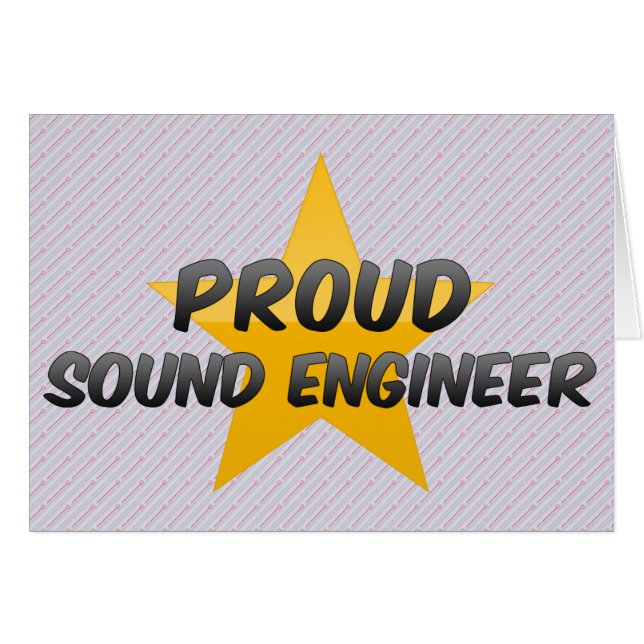 Proud Sound Engineer (Front Horizontal)