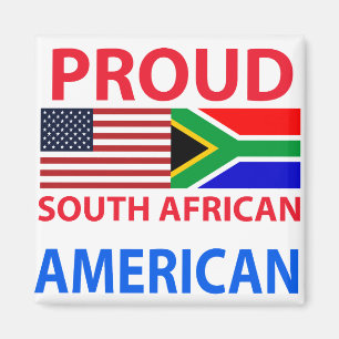 Proud South African American Magnet