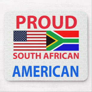 Proud South African American Mouse Pad